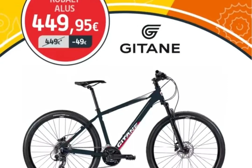 VTT Gitane Alu 449.95€ au lieu de 499.95€