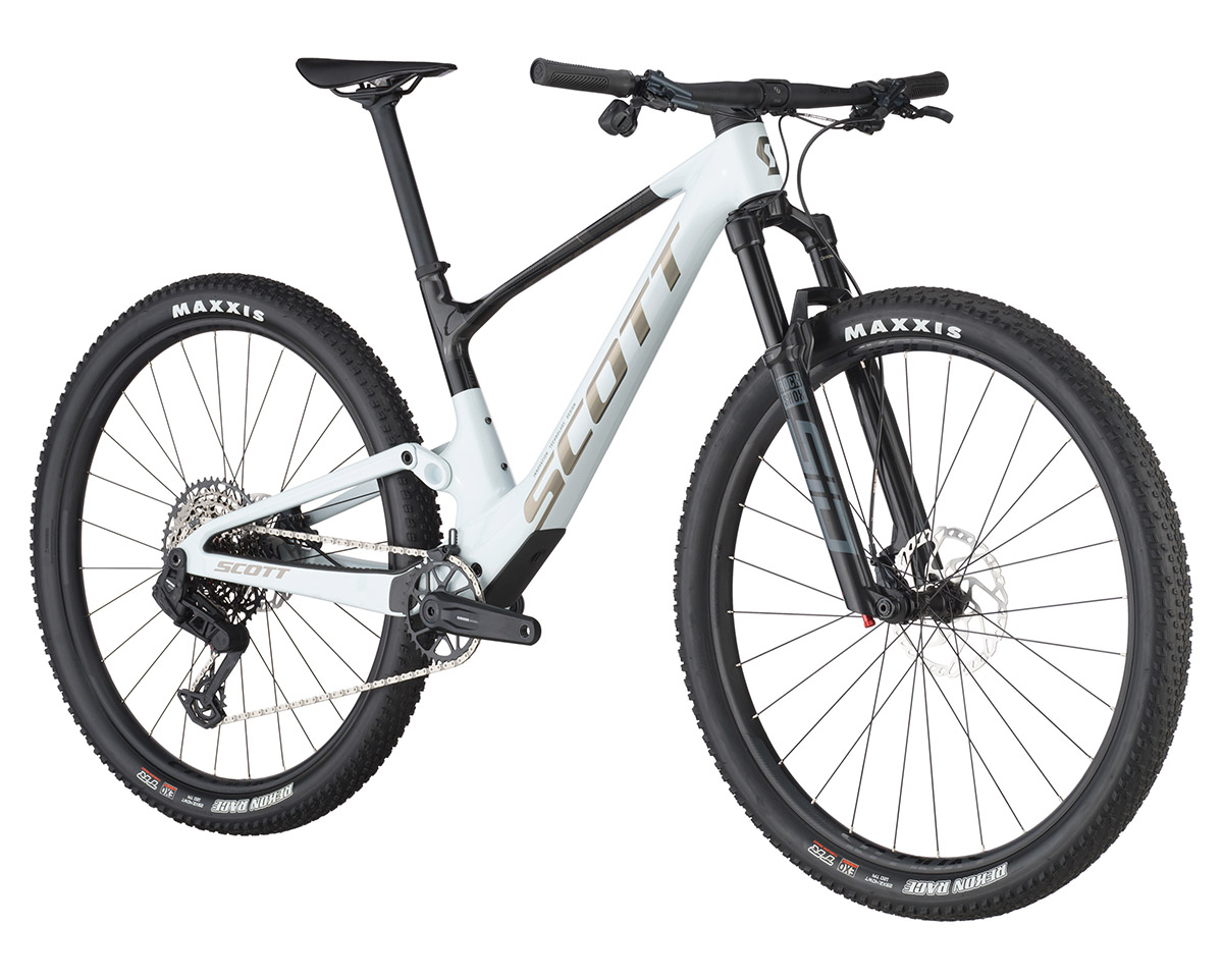 VTT tout suspendu Unisexe SPARK RC TEAM Blanc Cumulus/Noir Carbone