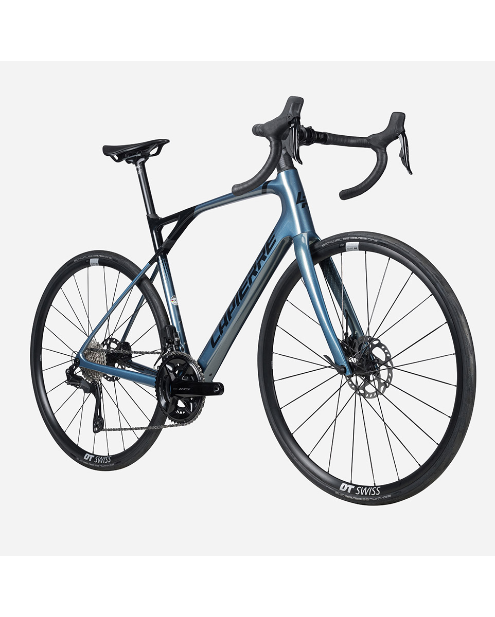 Vélo de route Unisexe PULSIUM SAT 5.0 DI2 Vert/Bleu